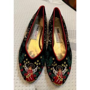 Vintage Frankie and Baby Beverly Feldman Christmas Angel Women's Flats 8B
